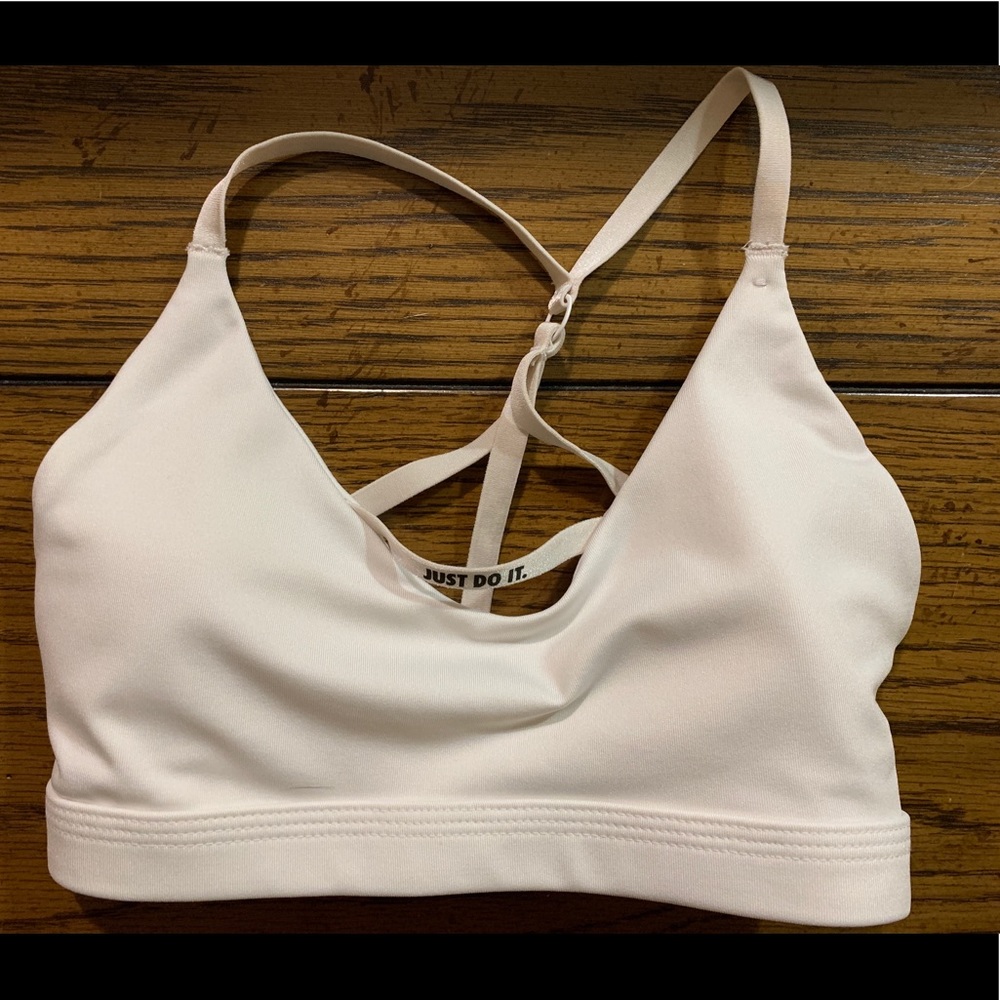Xs white nike sports bra